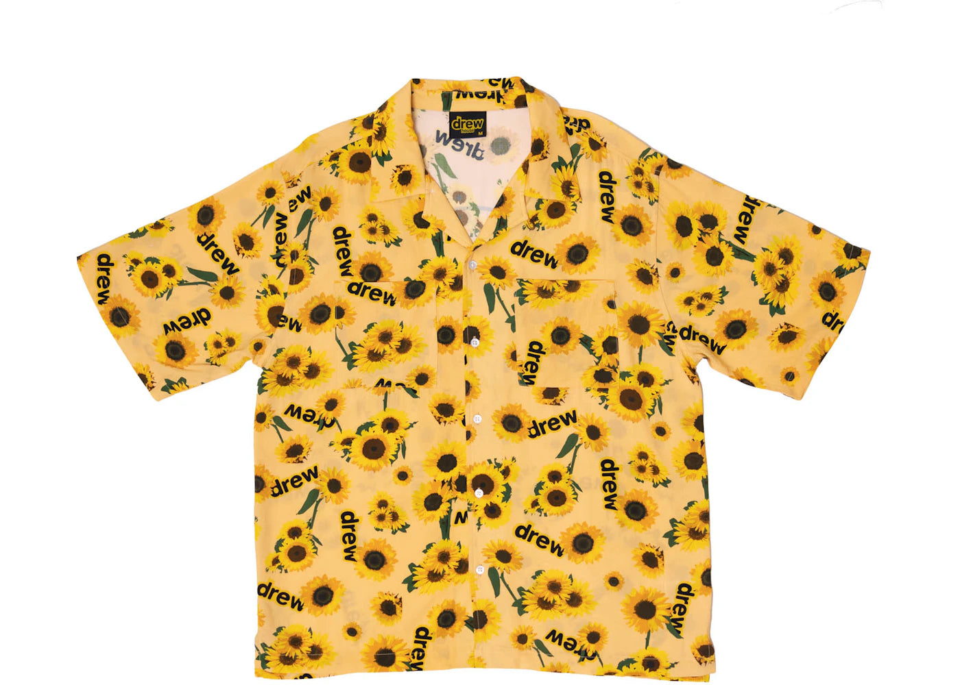 drew house rayon camp shirt secret sunflower