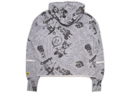 drew house secret deconstructed hoodie idears/heather grey