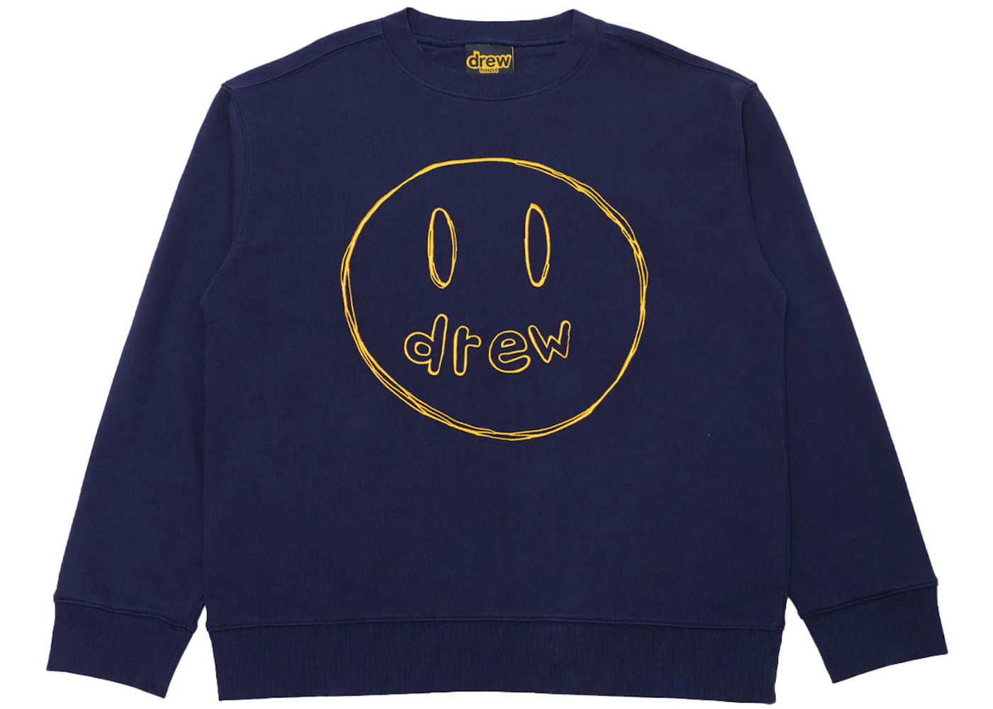 drew house sketch mascot crewneck navy