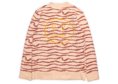 drew house sketch mascot squiggle cardigan ivory/mauve