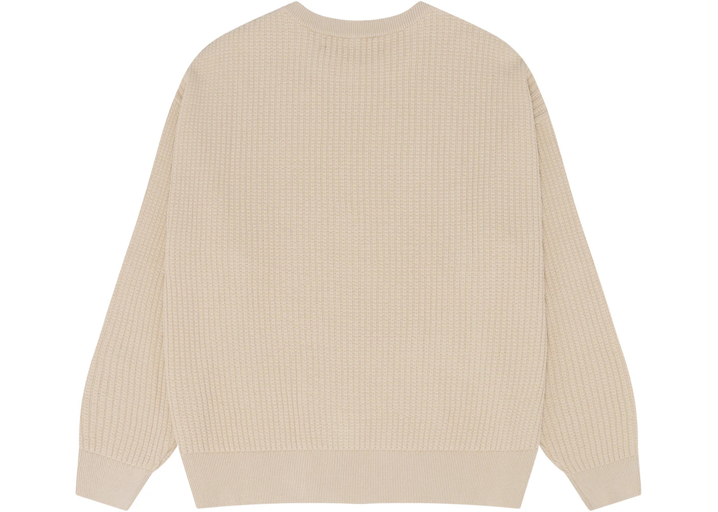 drew house sketch mascot waffle sweater cream