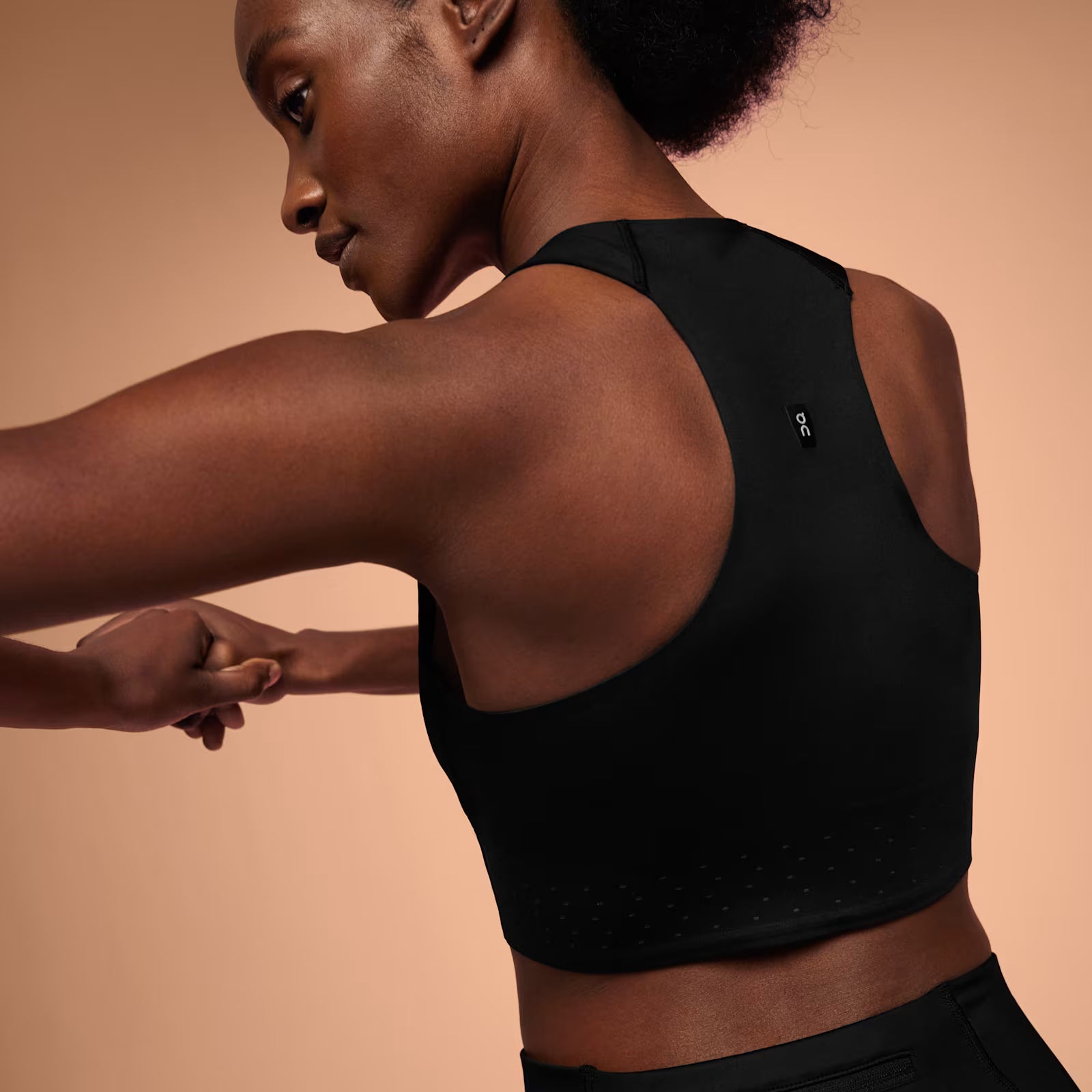 On Race Crop Black | Eclipse (Women'S)