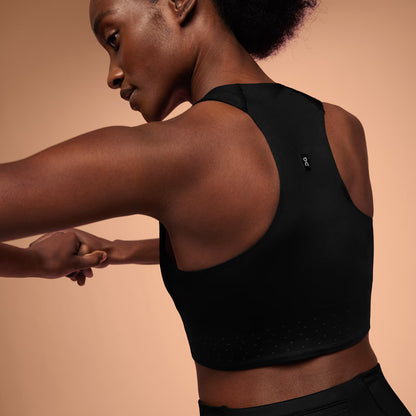On Race Crop Black | Eclipse (Women'S)