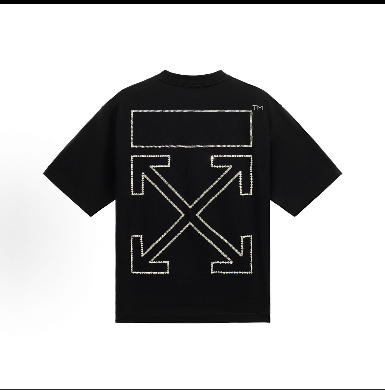 OFF-WHITE  Embroidery Heavy Industry Embroidery Arrow Tee