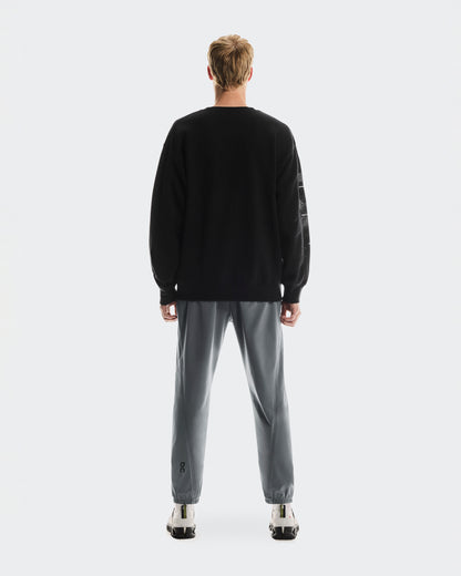 On Club Crew Graphic Black | Olive