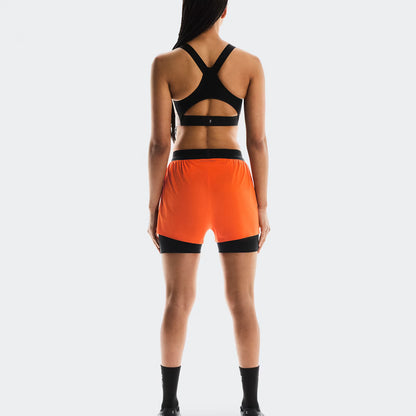 On Performance Bra Aop Cinder | Black (Women'S)