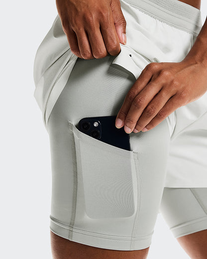On 3" Performance 2/1 Shorts Iceberg | Tin (Women'S)