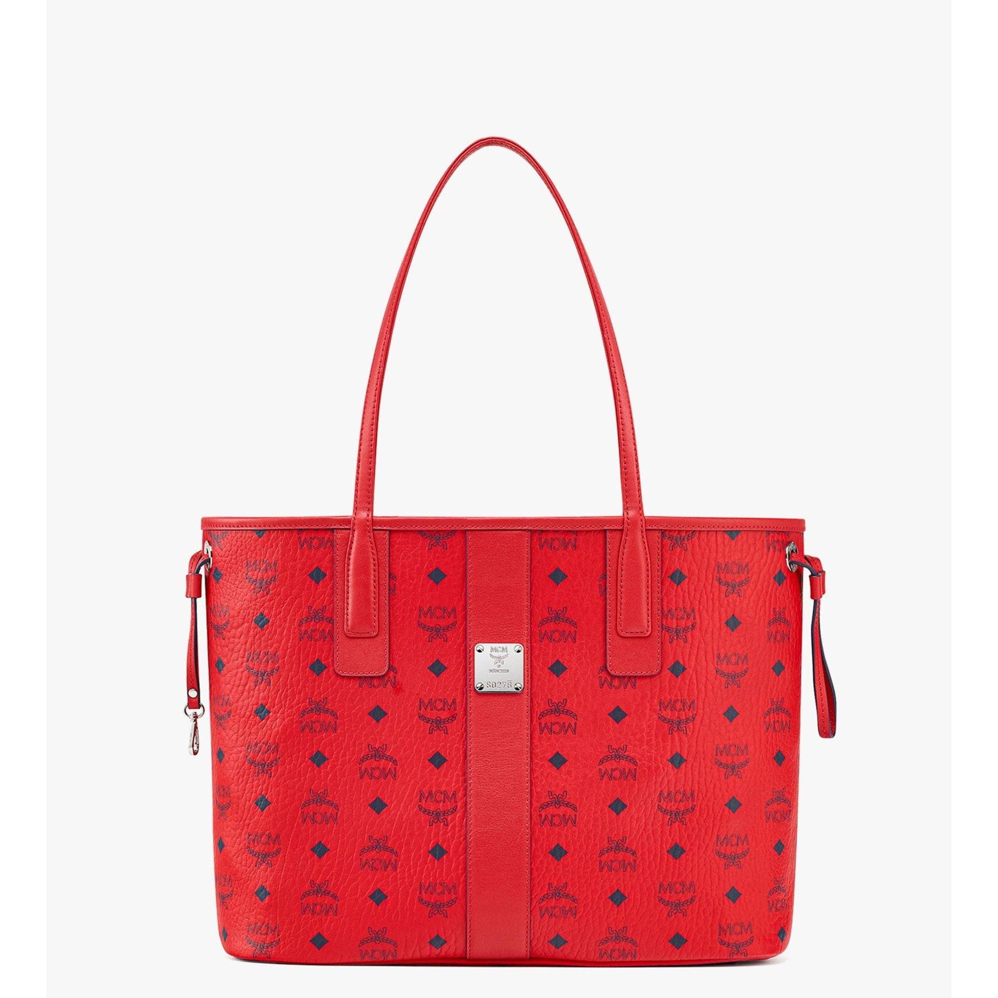 MCM Reversible Liz Shopper In Visetos