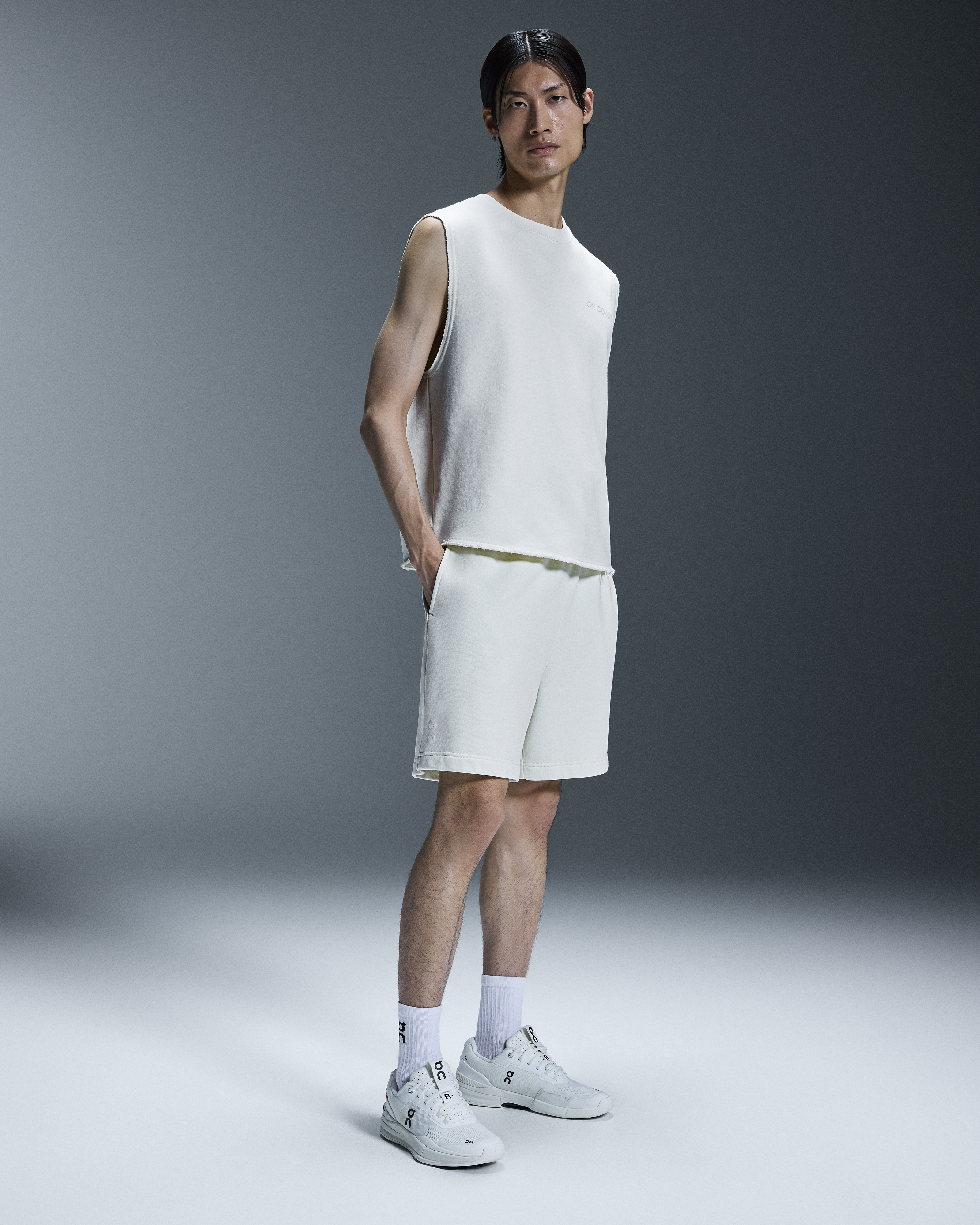 on open club shorts White