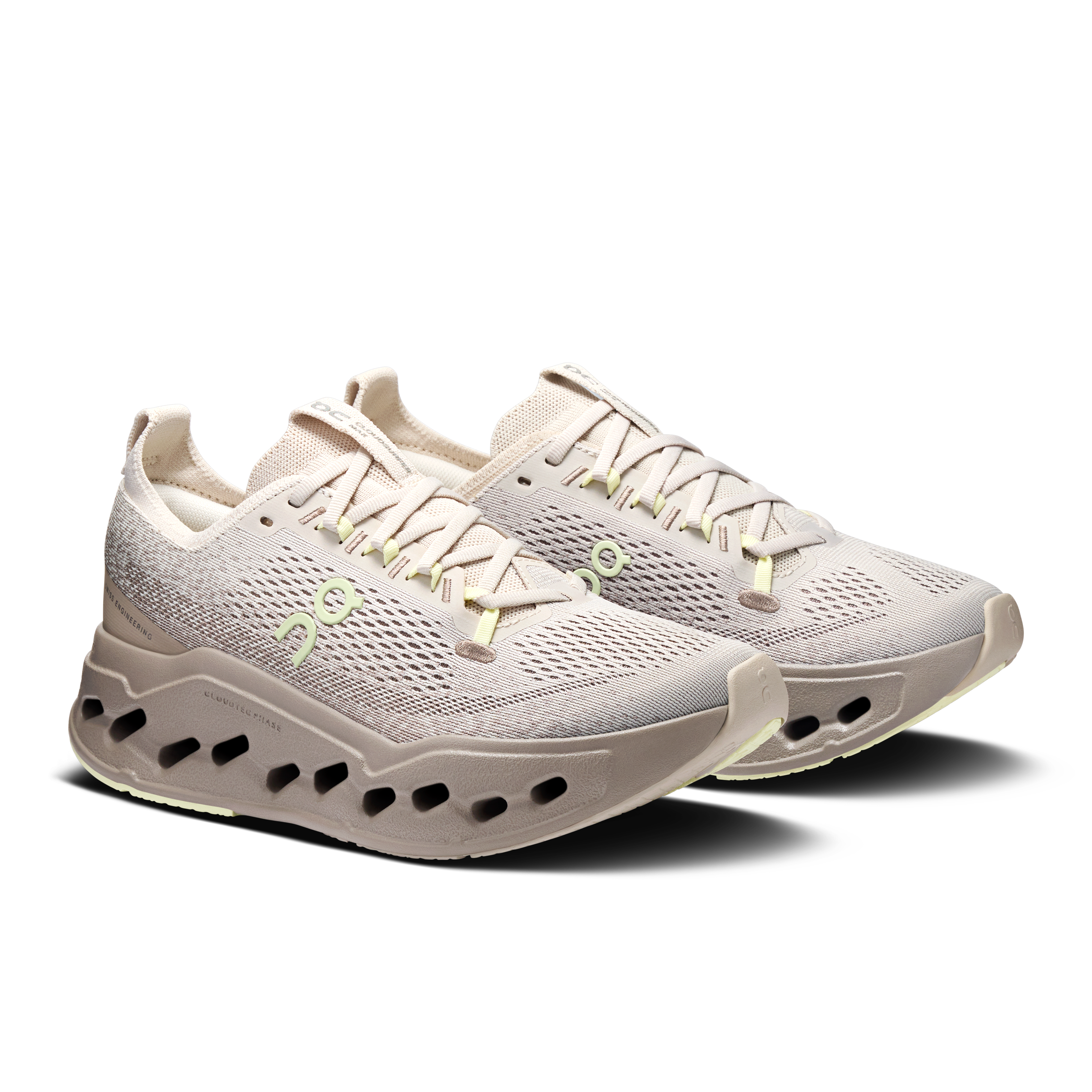 On Cloudsurfer Max Pelican Limelight (Women'S)