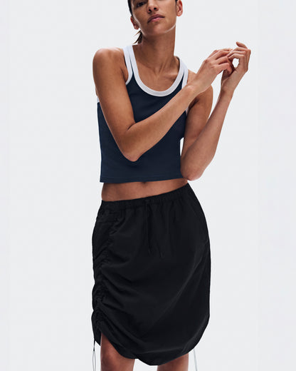 On Drawstring Midi Skirt Black (Women'S)
