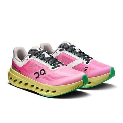 on running cloudsurfer next pink limelight (women's)