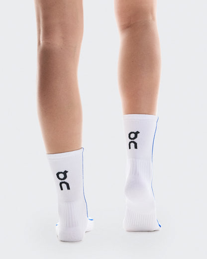 On Court Sock High White | Indigo