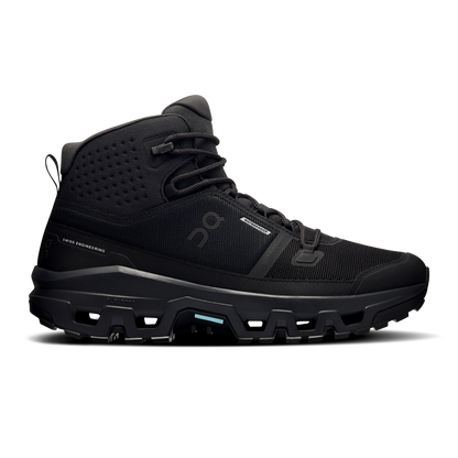 On Cloudrock Mid Waterproof Black Black