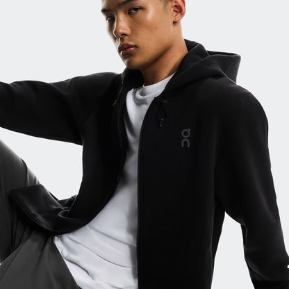 On Focus Tech Zip Hoodie Black