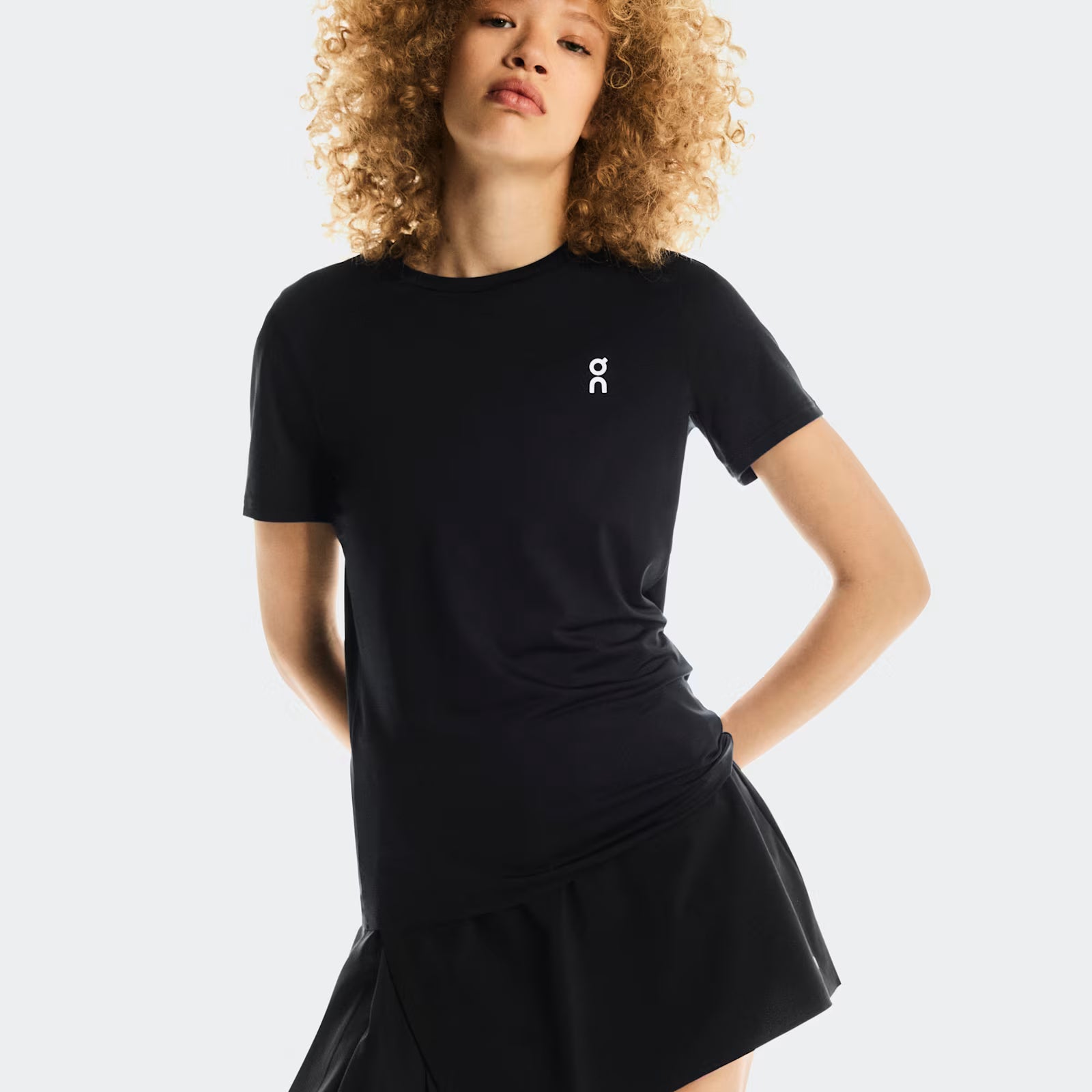 On Court Skirt Side Pleat Black (Women'S)