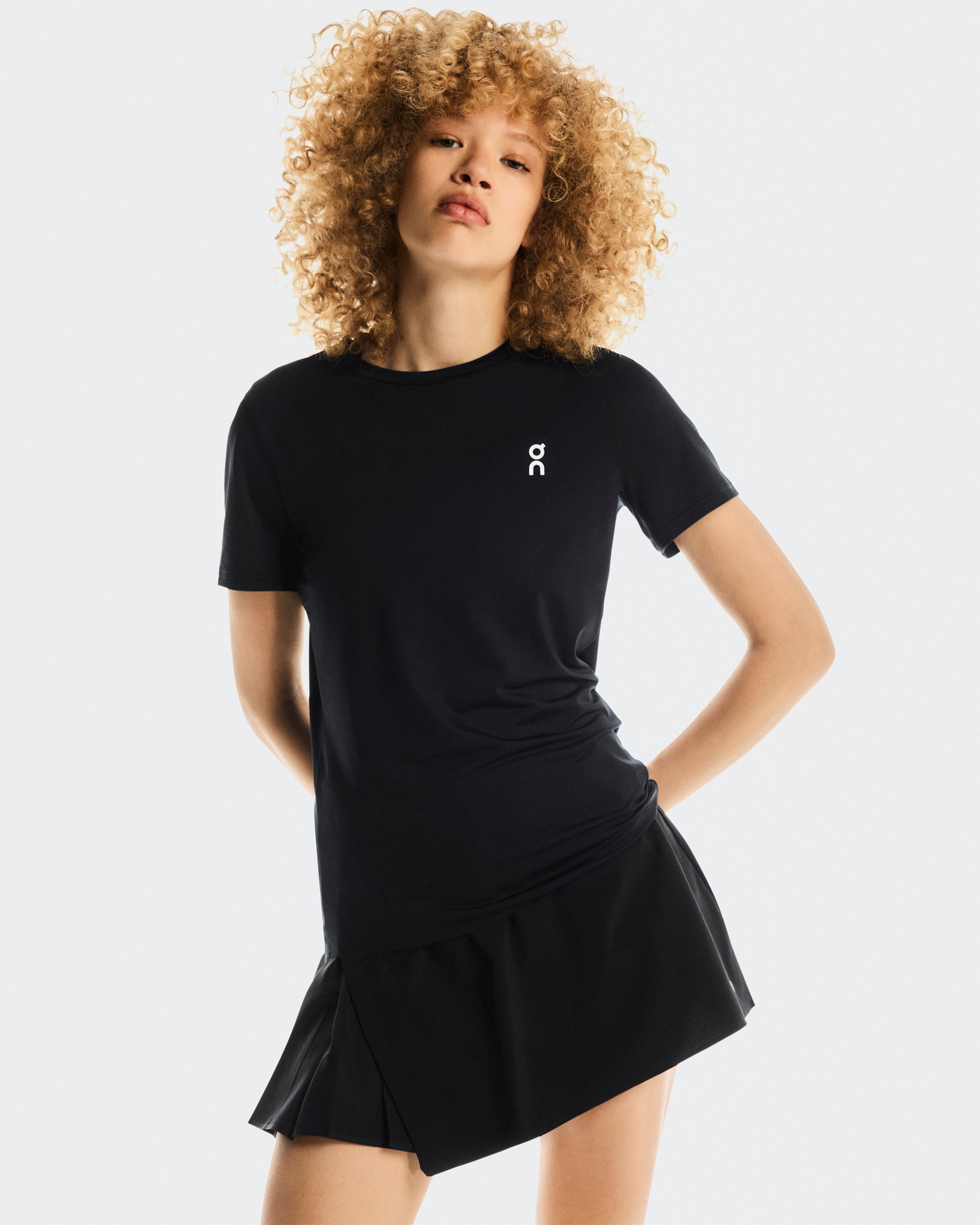 On Court Skirt Side Pleat Black (Women'S)