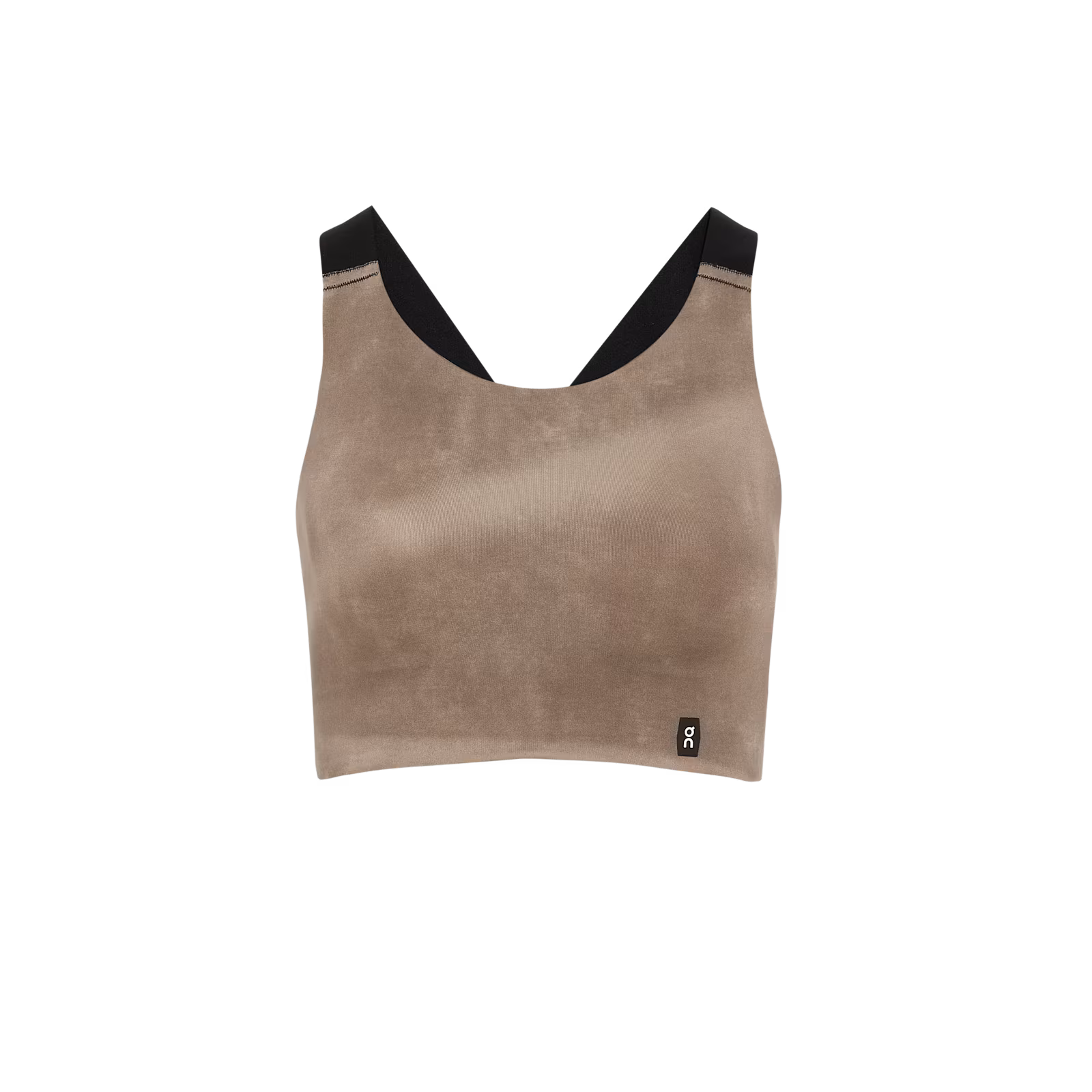 On Performance Bra Aop Cinder | Black (Women'S)