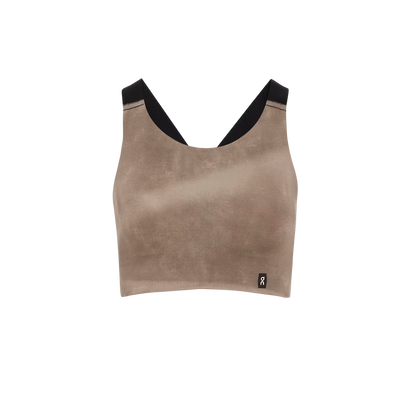 On Performance Bra Aop Cinder | Black (Women'S)
