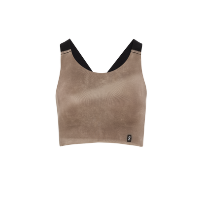 On Performance Bra AOP Cinder | Black (Women's)