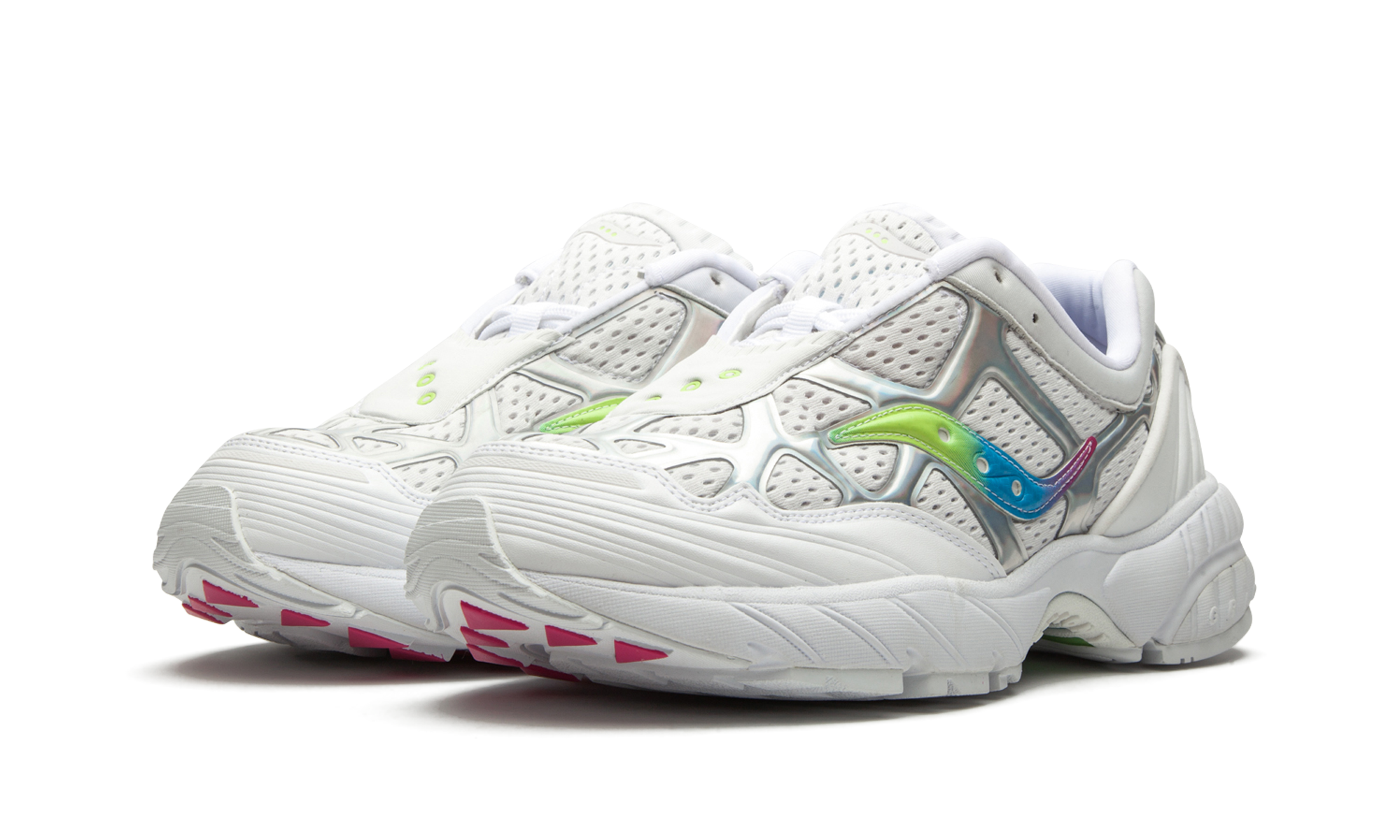 Saucony Grid Web Iridescent White
