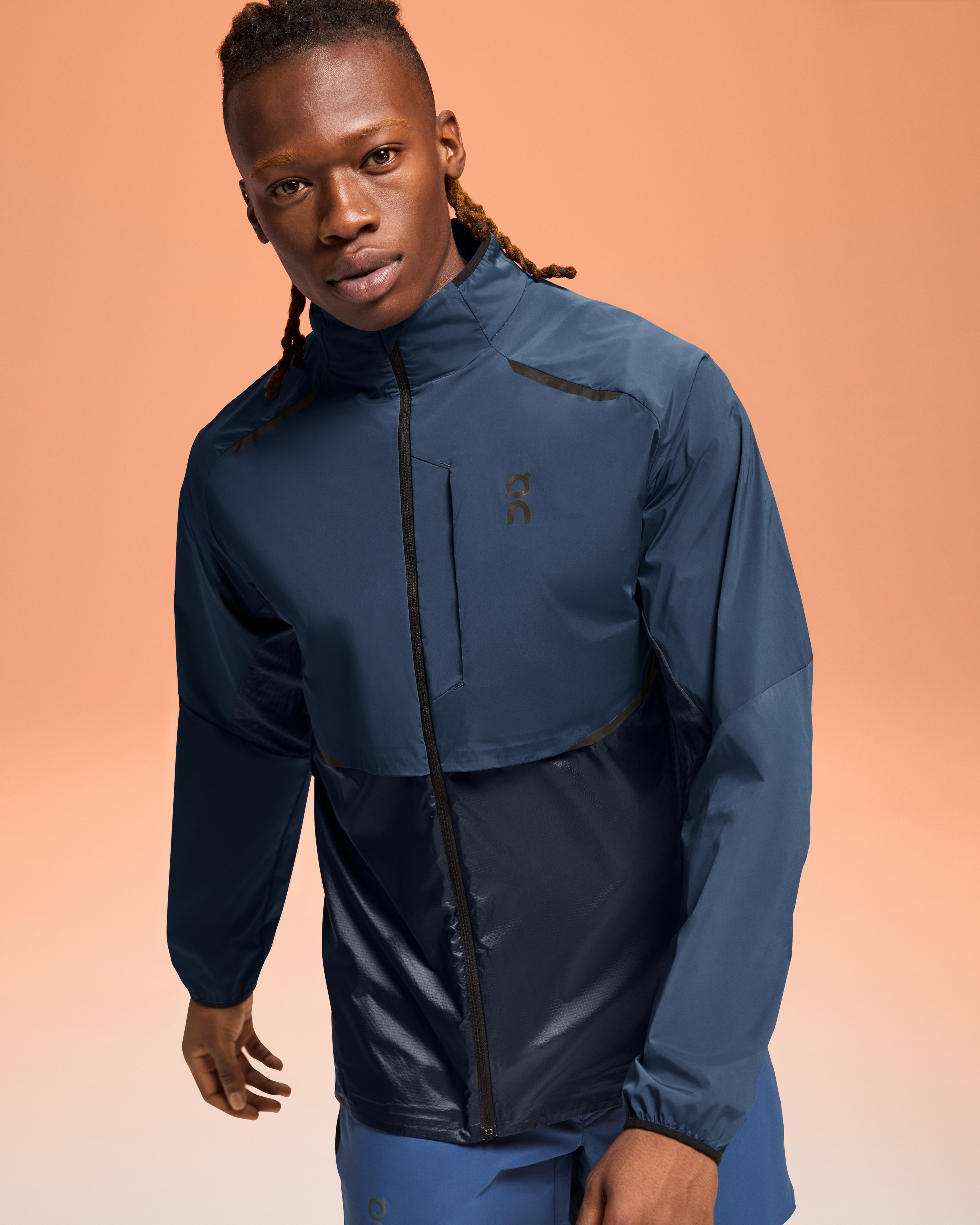 On Weather Jacket Denim | Navy