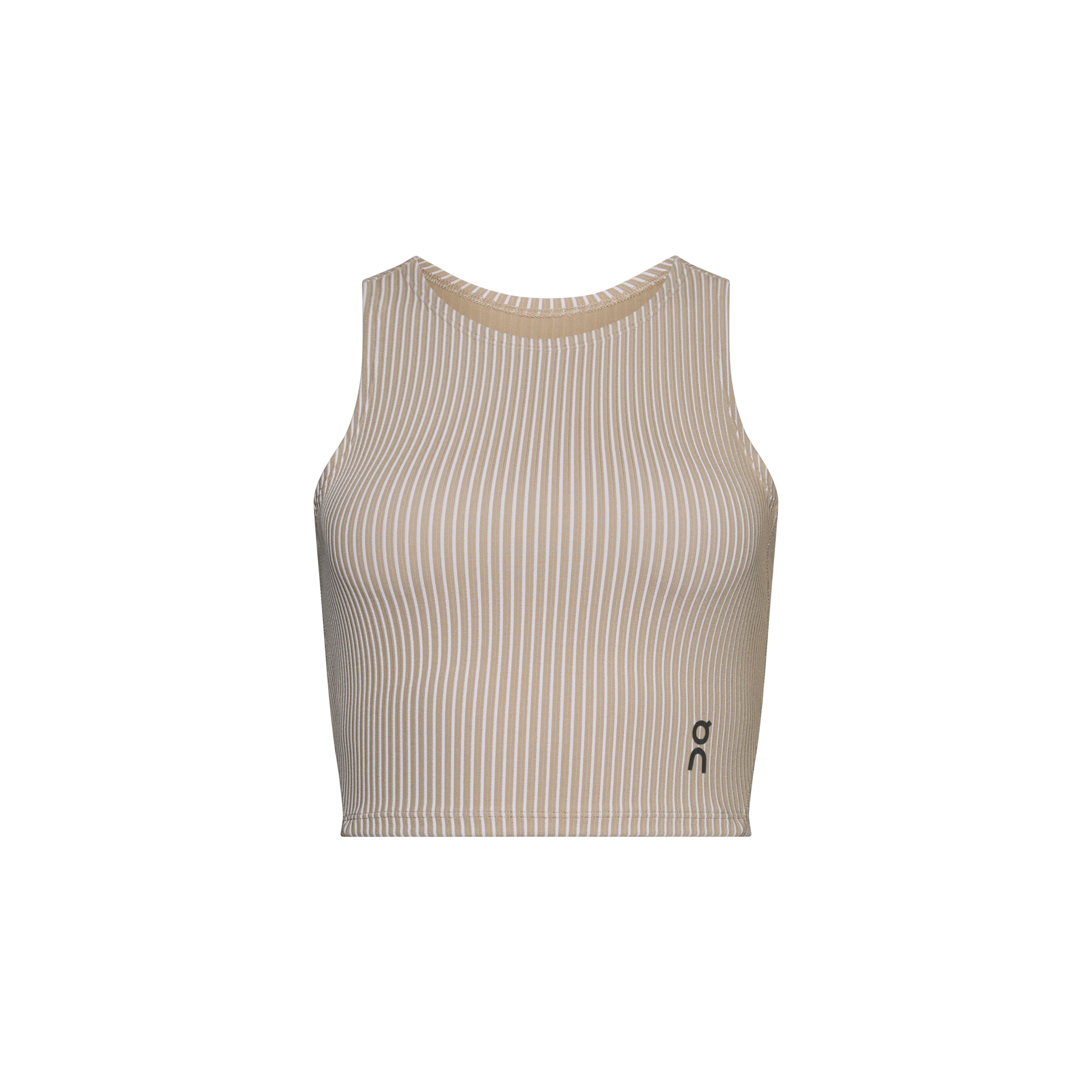 On All-Day Ribbed Crop Desert | White (Women's)