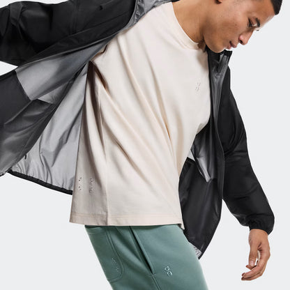 On Explore Lightweight Waterproof Jacket Black