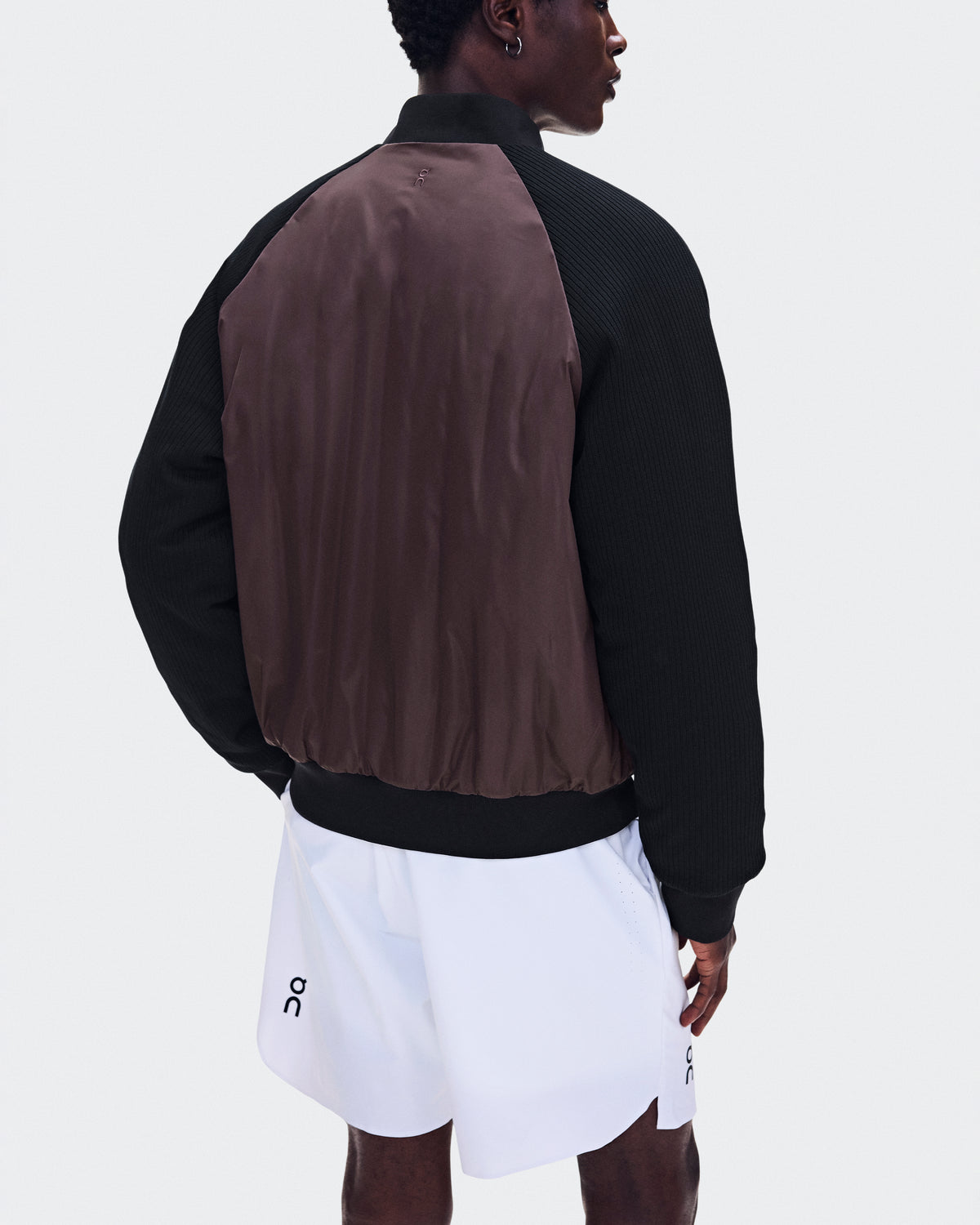 On Courtside Bomber Mulberry | Black