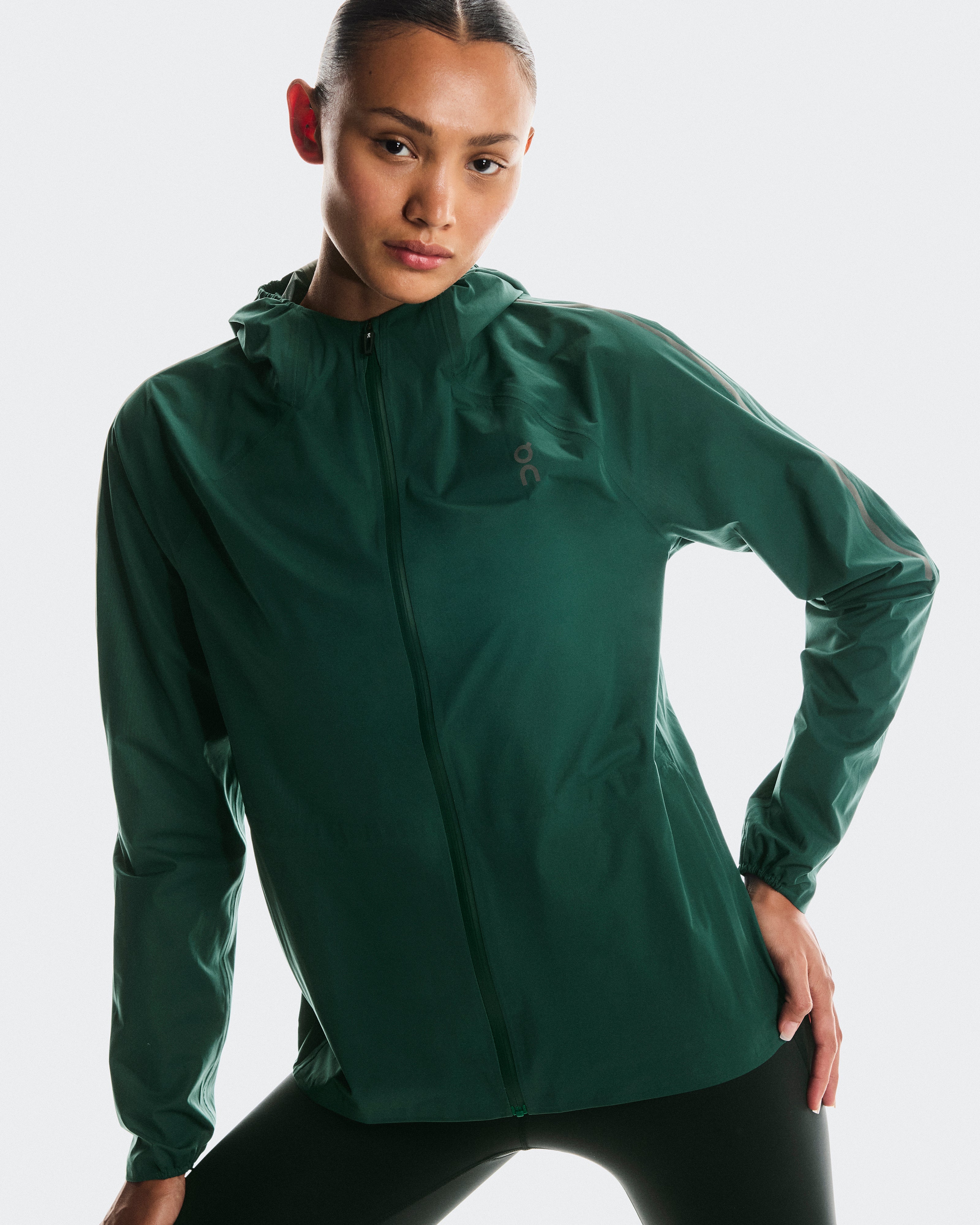 On Performance Jacket Waterproof Spirulina (Women'S)