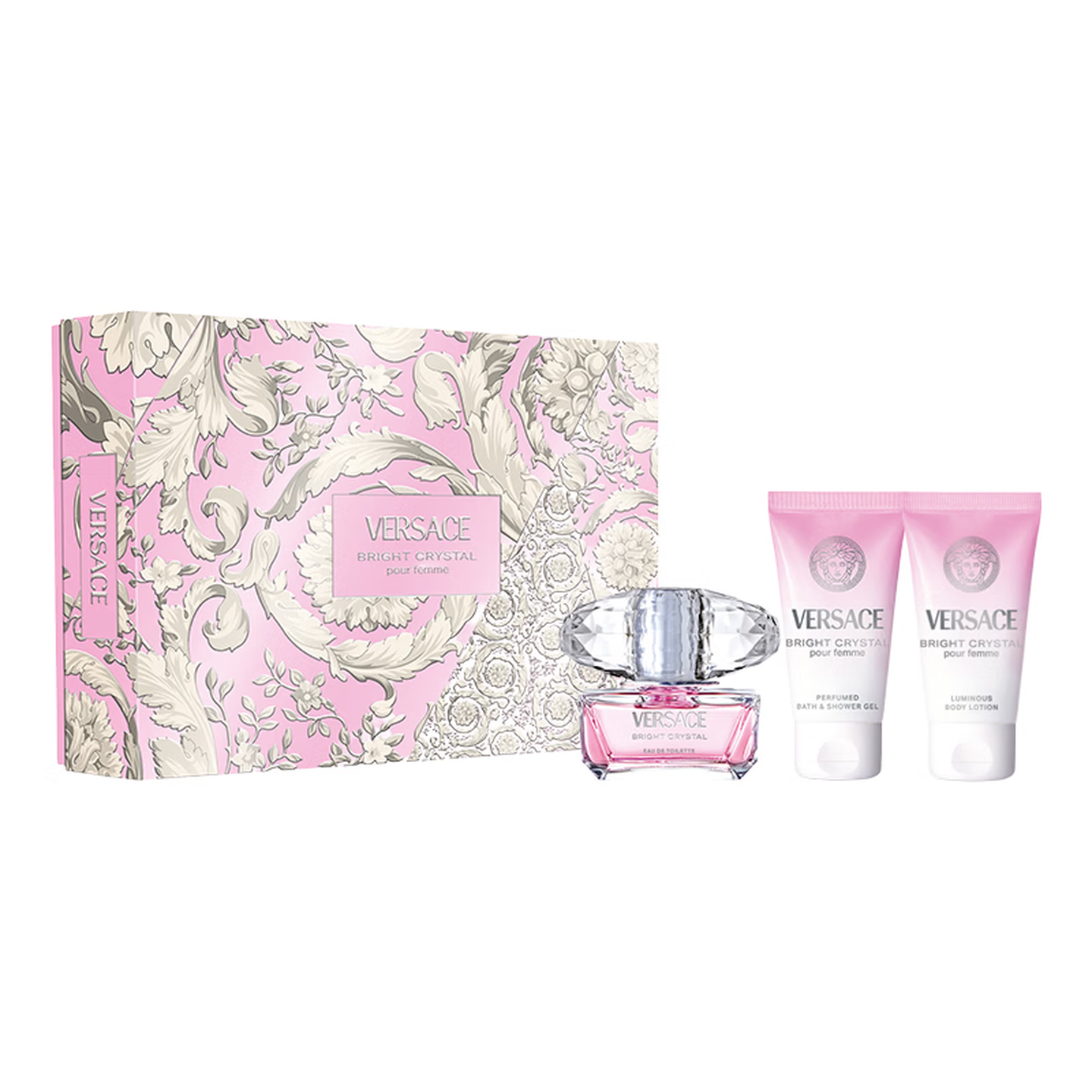Versace Perfume Sets Eau De Toilette Floral Fruity Official Box Set