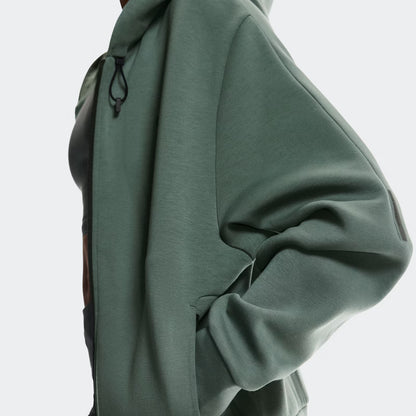 On Focus Tech Zip Hoodie Olive (Women'S)