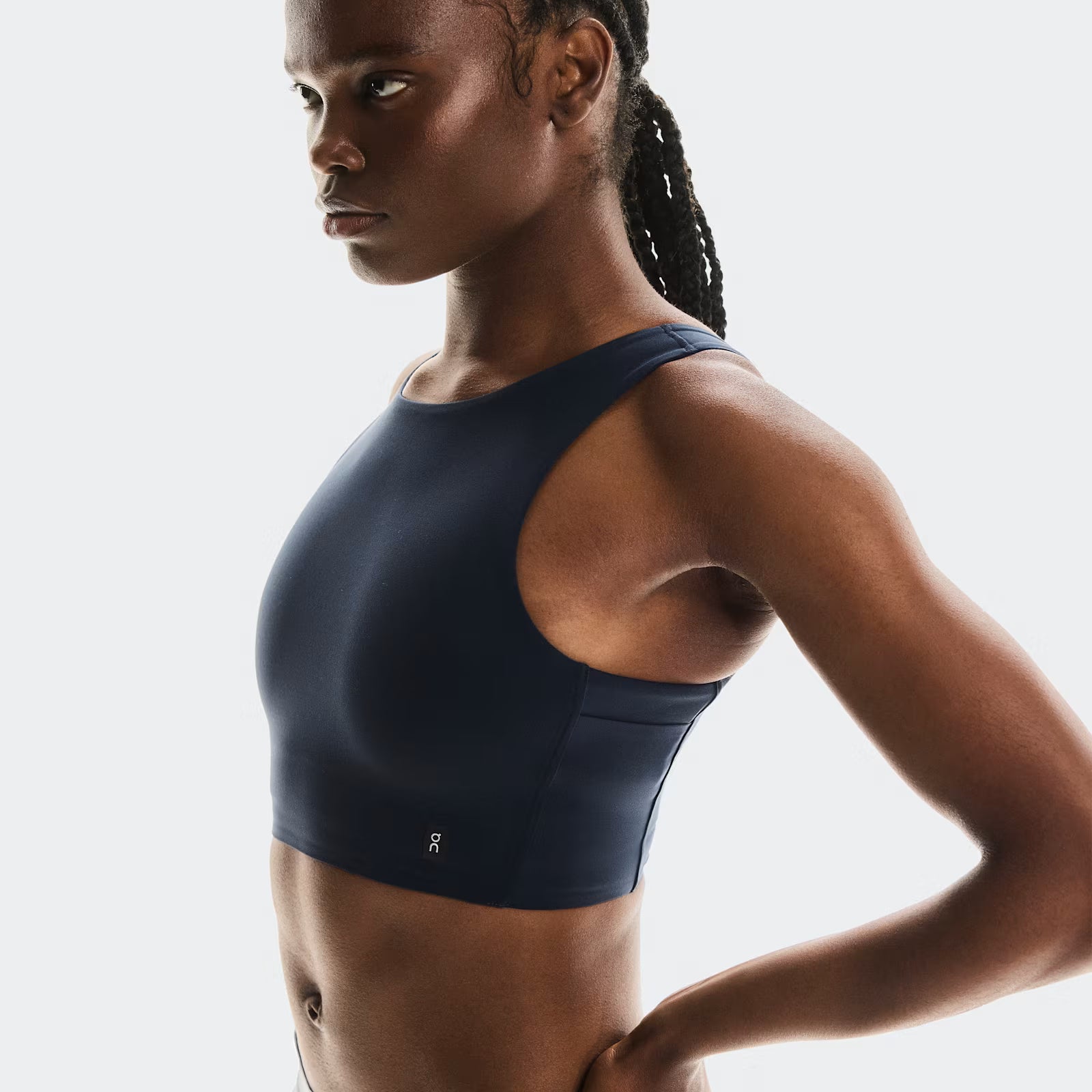 On Core 2-In-1 Crop Navy (Women'S)