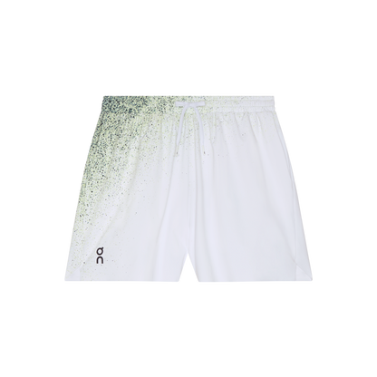 On 5" Court Shorts Fade Mineral | White