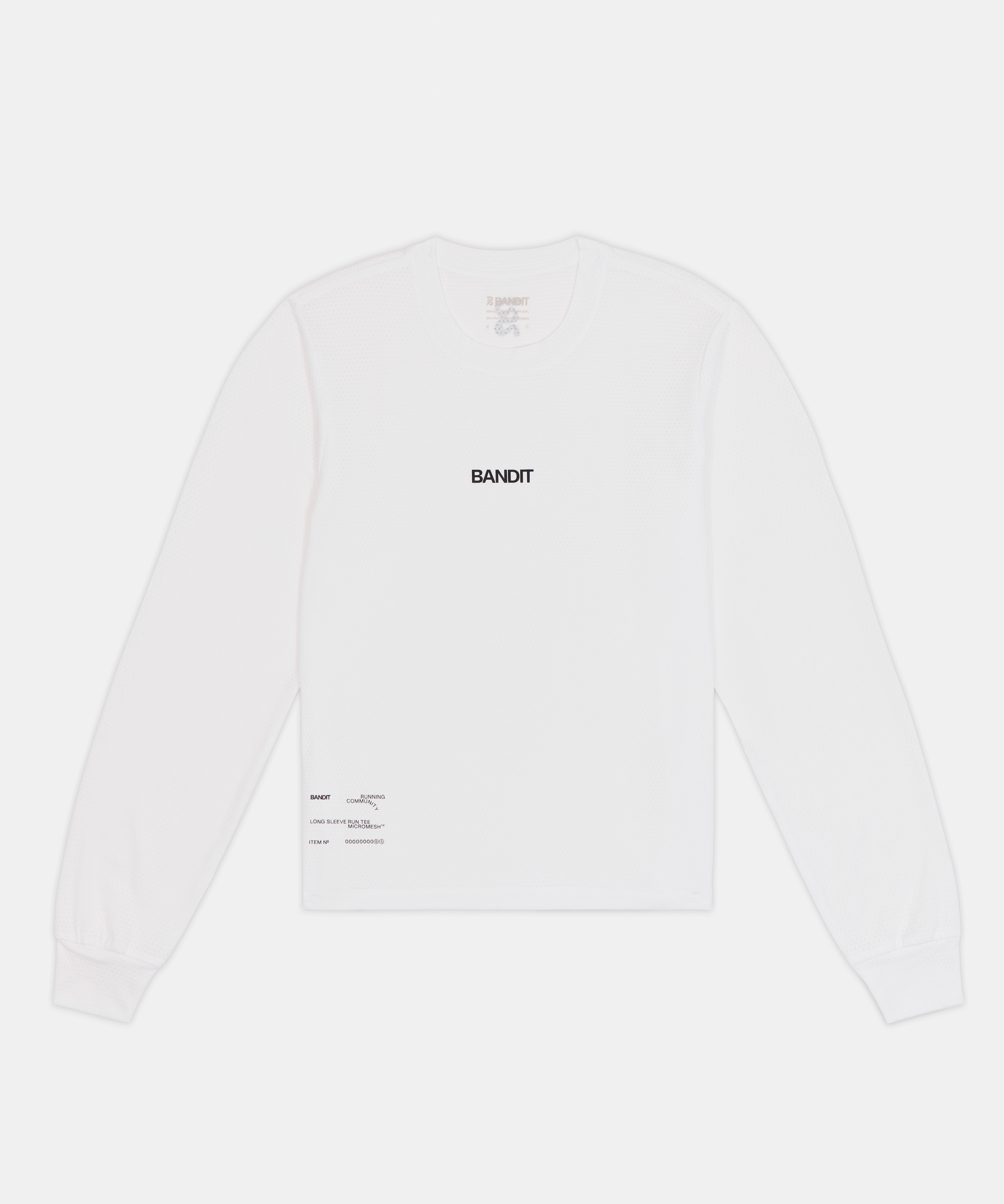 Bandit Womens Micromesh Long Sleeve White