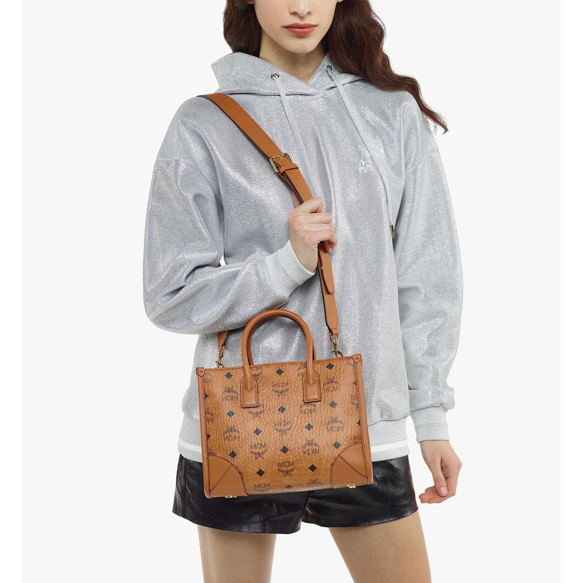 MCM Small München Tote in Visetos