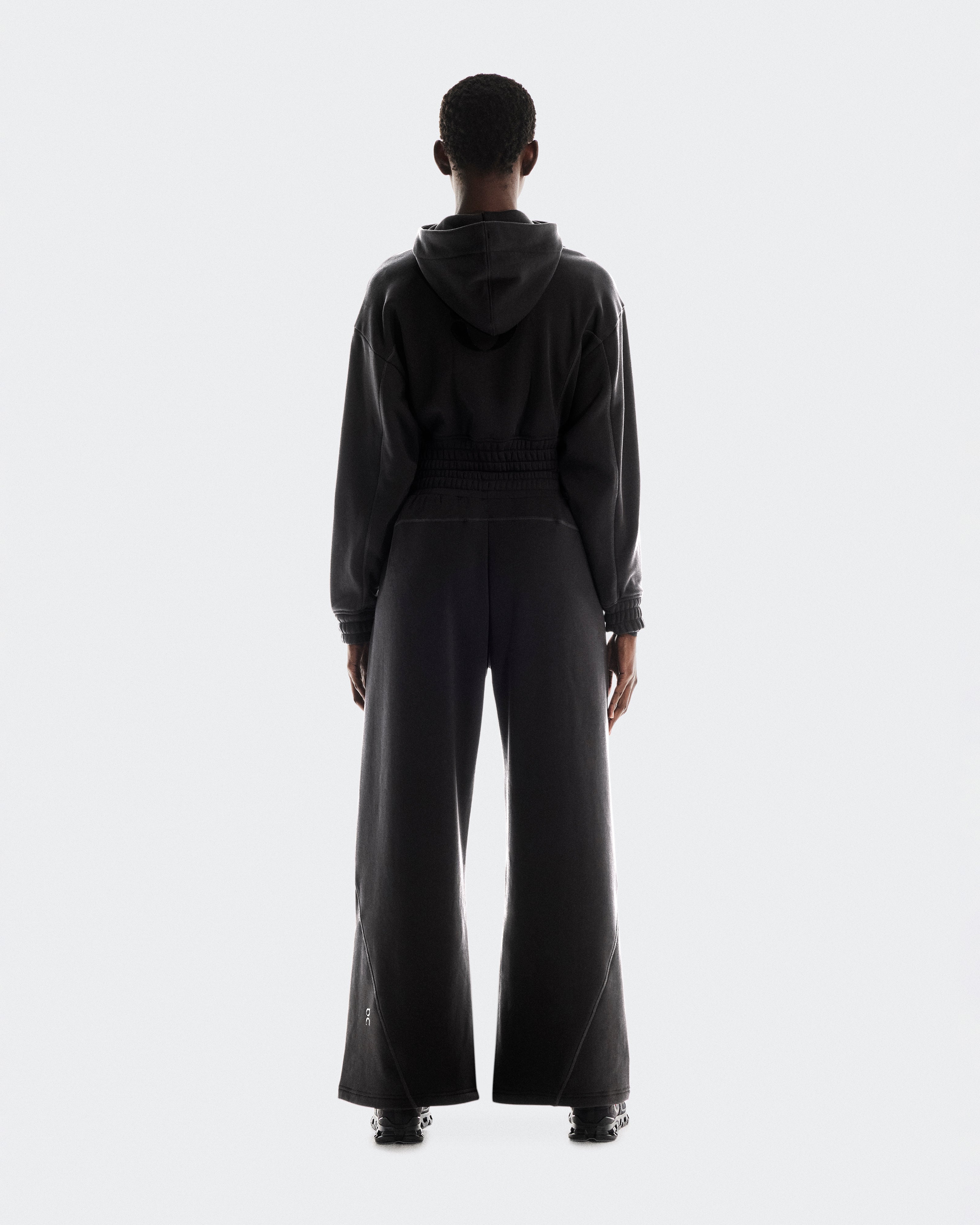 On Club Cropped Hoodie Fka Black (Women'S)