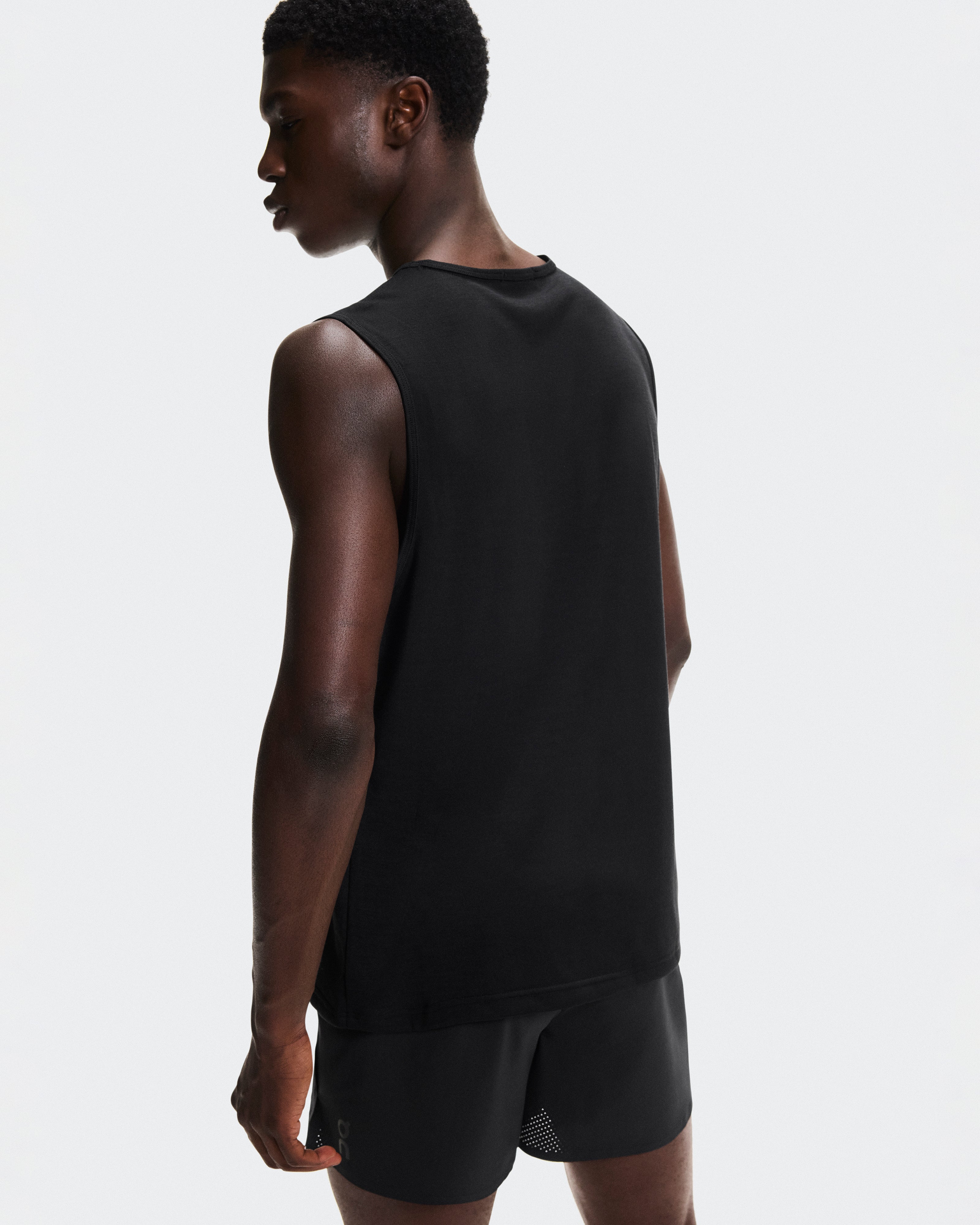 On On Run Tank Black