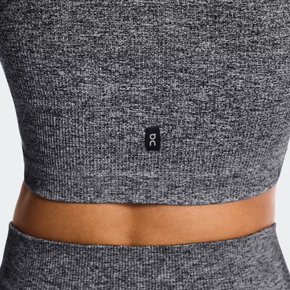 On Studio Knit Crop Graphite Heather (Women'S)