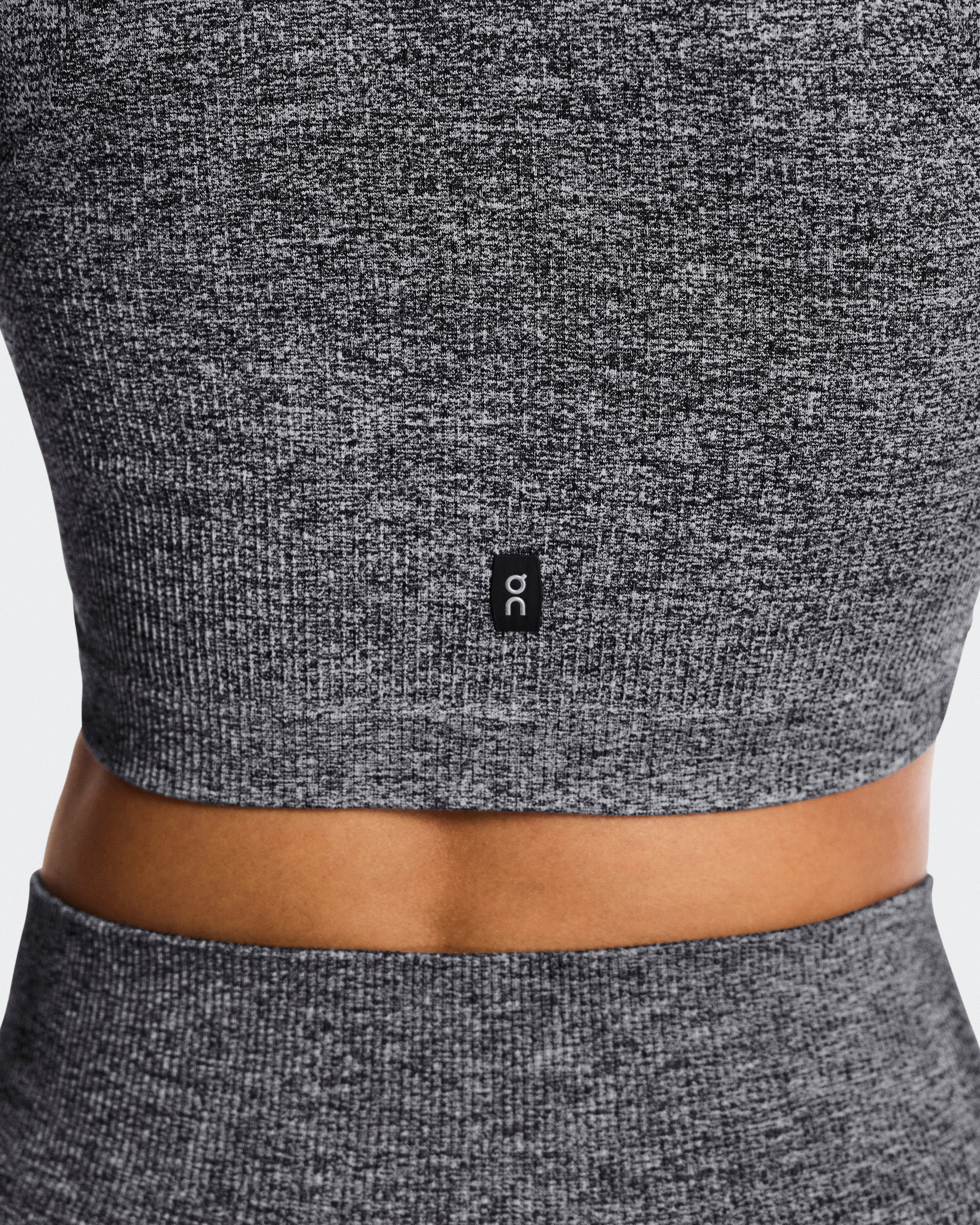 On Studio Knit Crop Graphite Heather (Women'S)