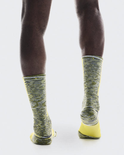 On Explorer Merino Sock Lime | Glacier (Women'S)