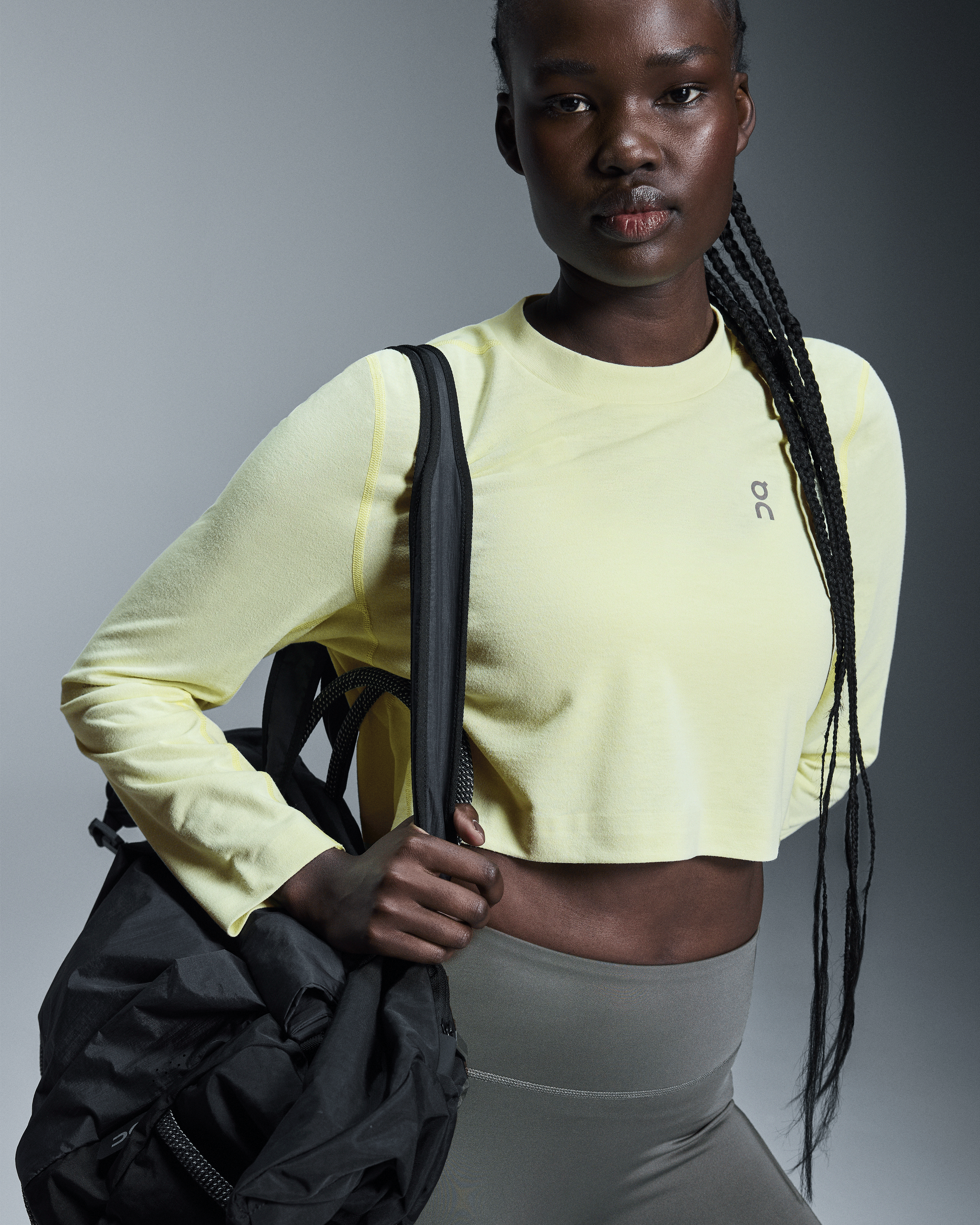On Active Long-T Crop Graphic Hay (Women'S)