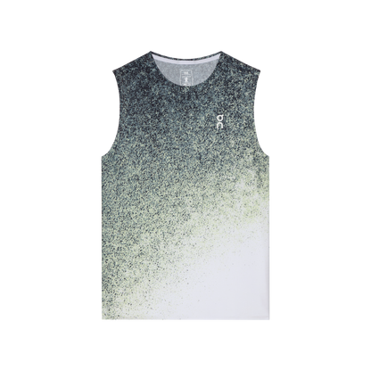 On Court Tank Fade Mineral | White