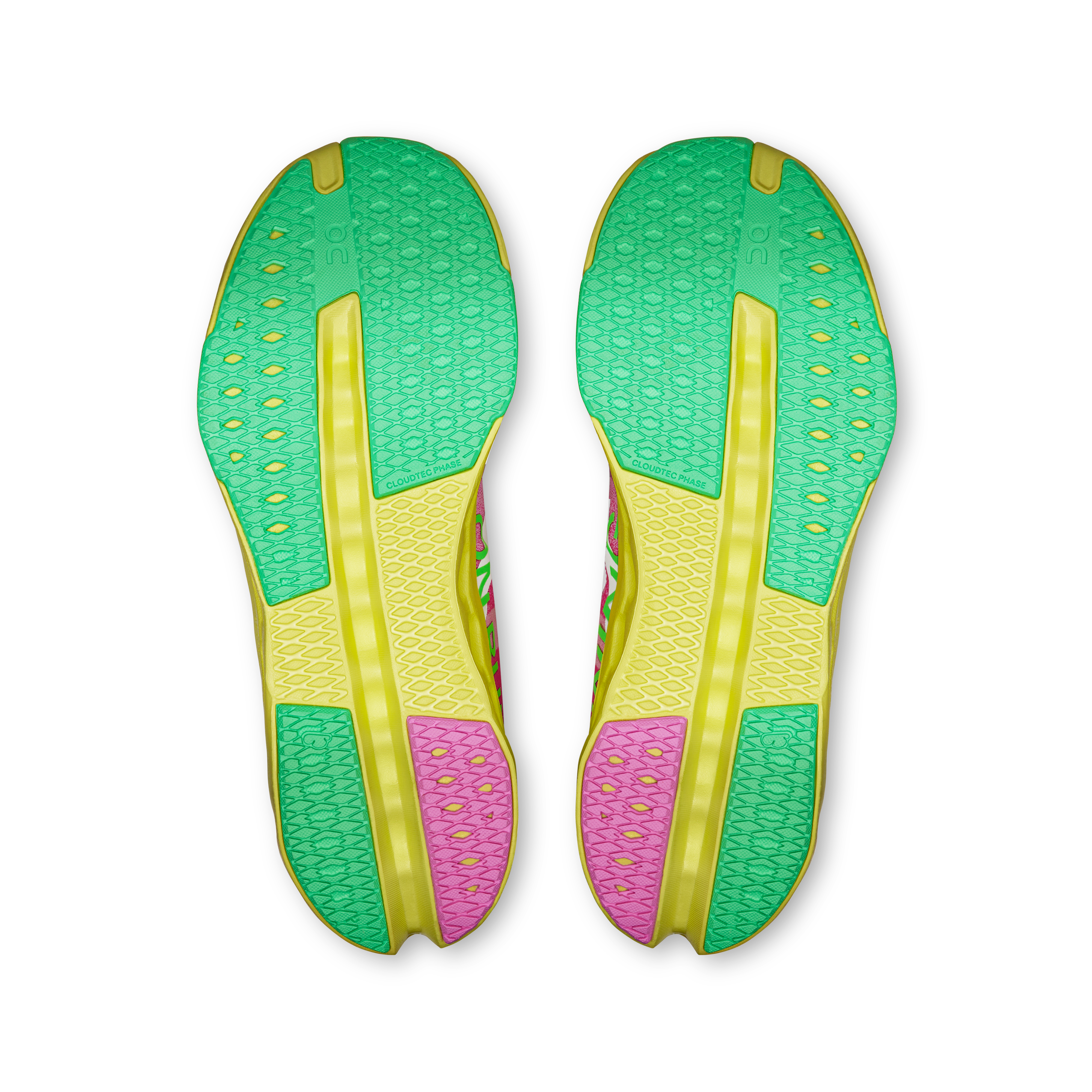 on running cloudsurfer next pink limelight (women's)