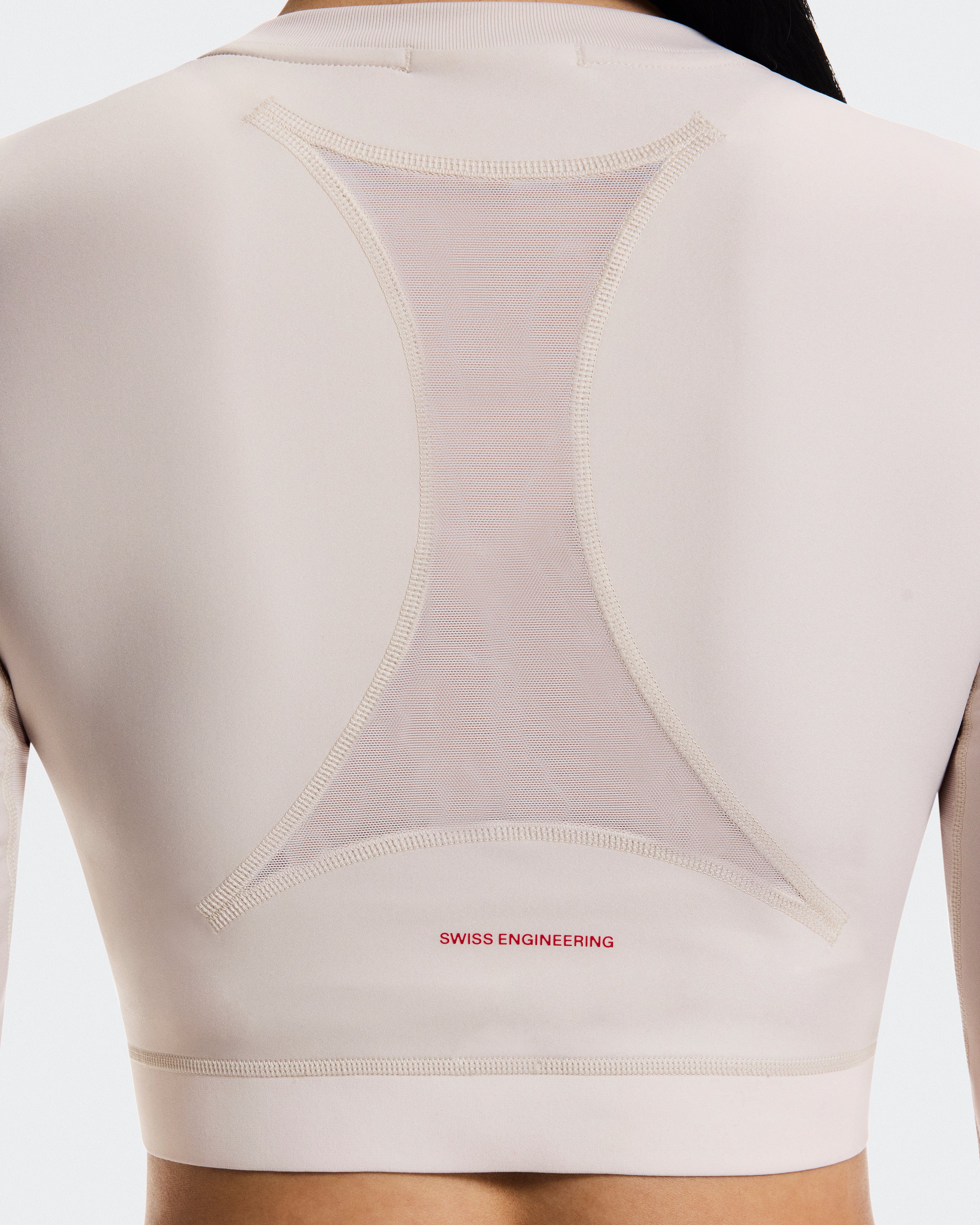 On Train Long Sleeve Crop Year Of The Horse Pearl (Women'S)