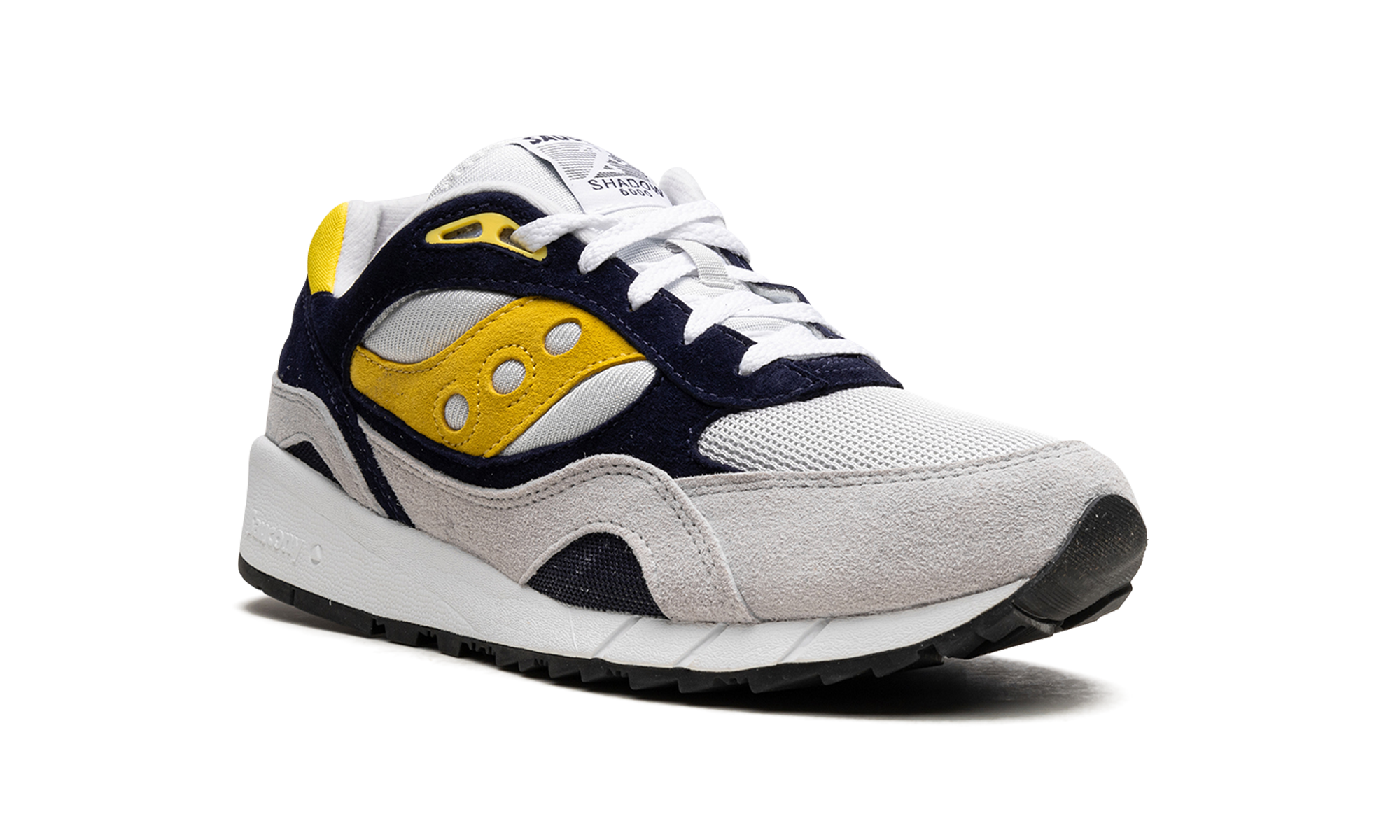 Saucony Shadow 6000 Grey Navy Yellow