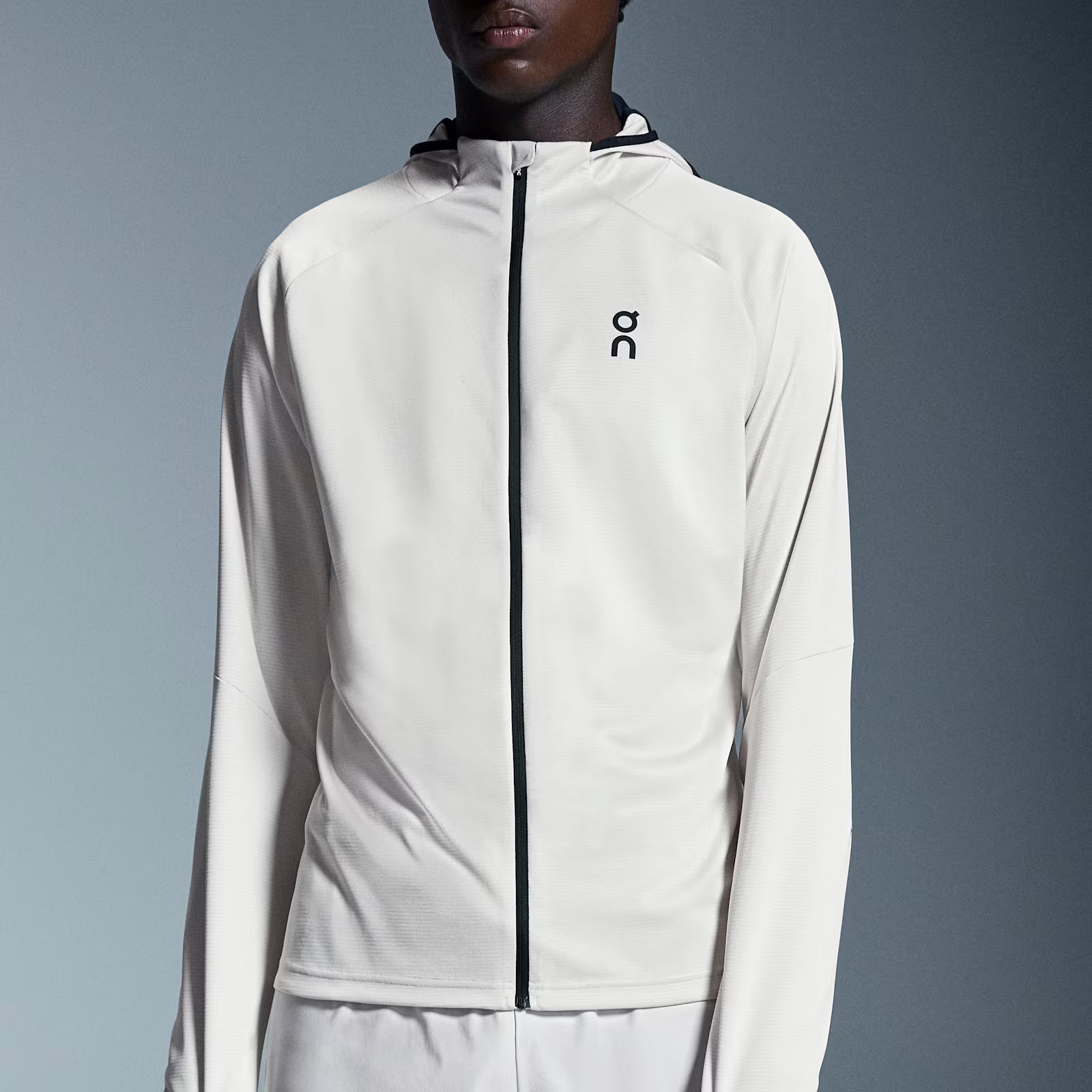 On Climate Zip Hoodie Silver