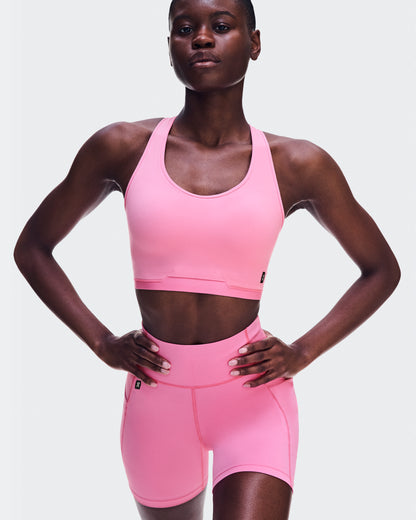On Train Tights Short 6" Bubblegum (Women'S)