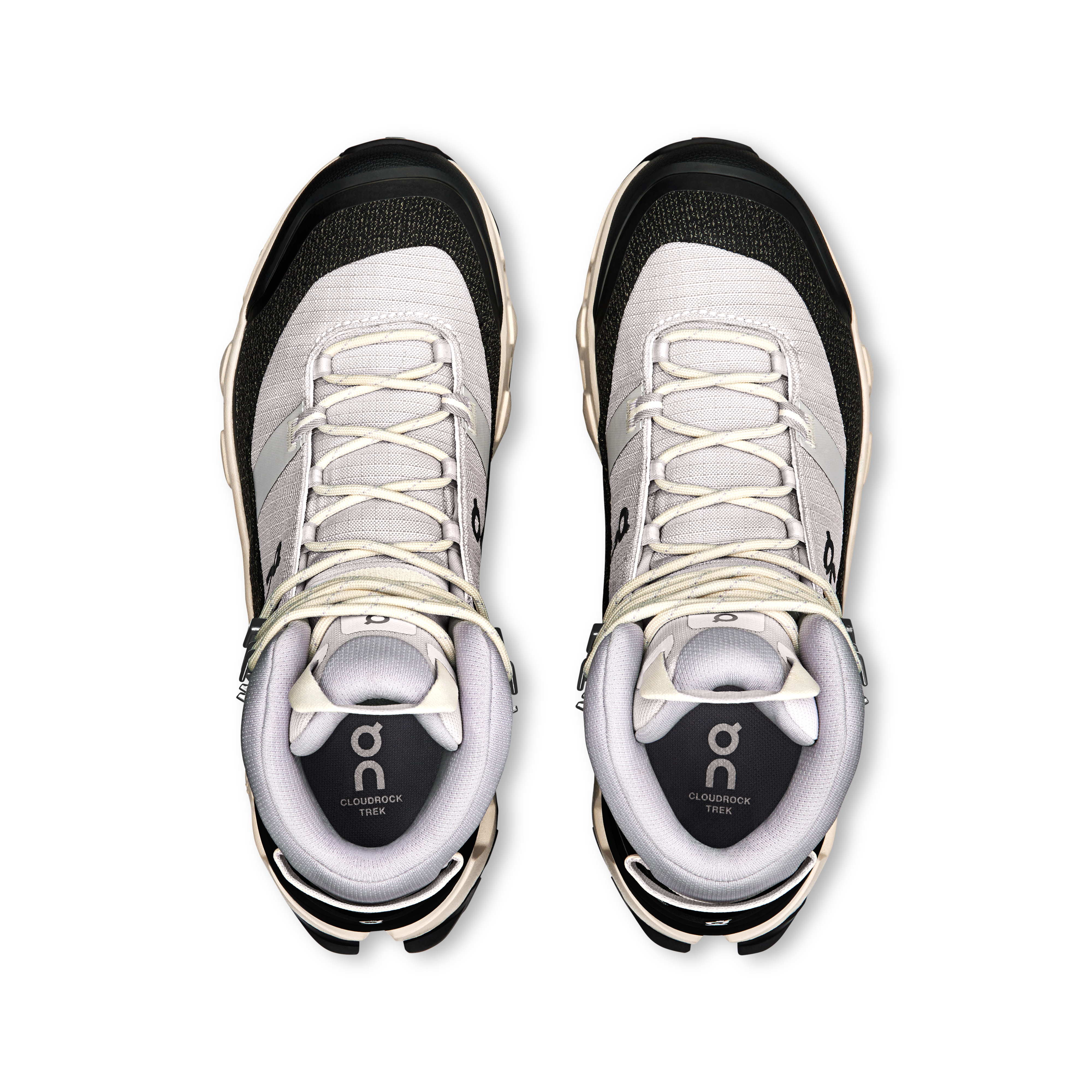 on running cloudrock trek waterproof silver cream (women's)