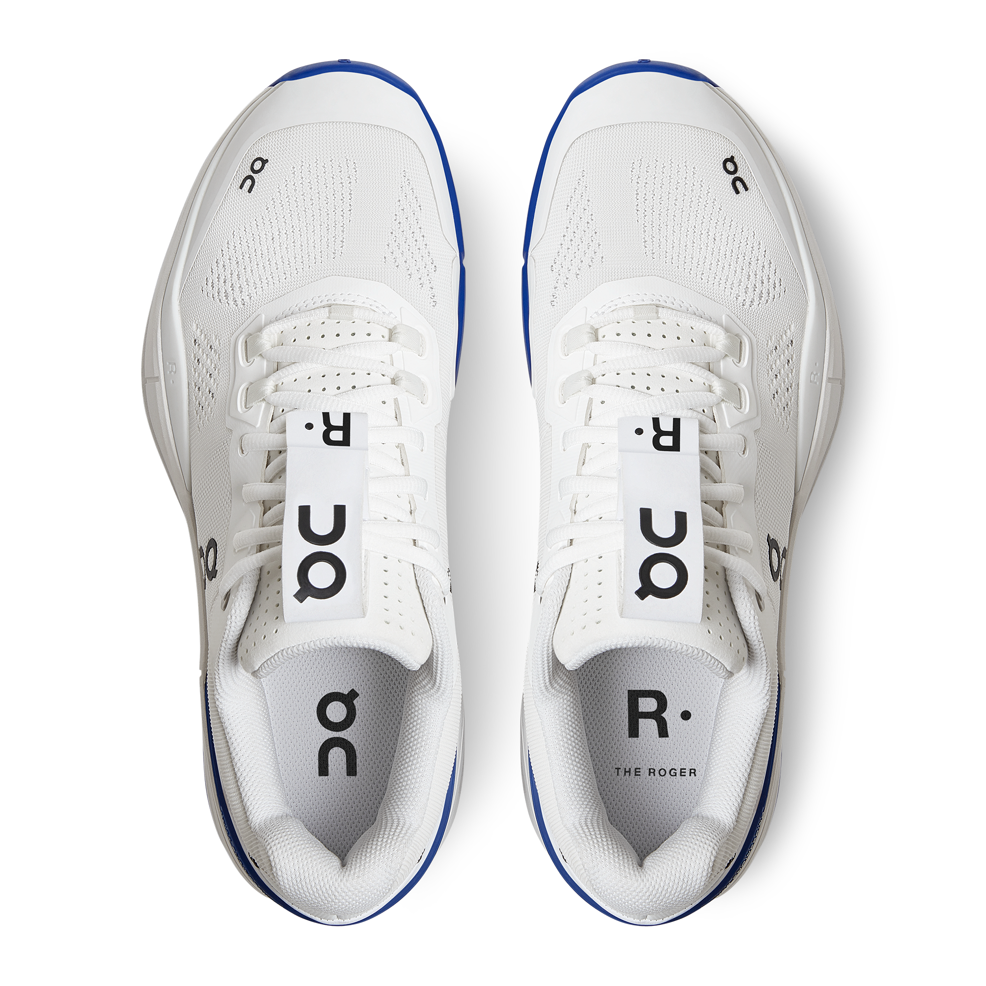 on running the roger pro white indigo